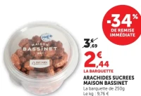 Arachides sucrées Maison Bassinet