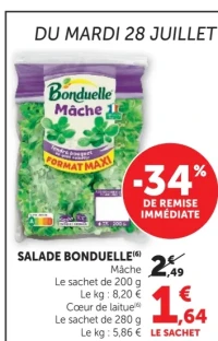 Salade Bonduelle Mâche