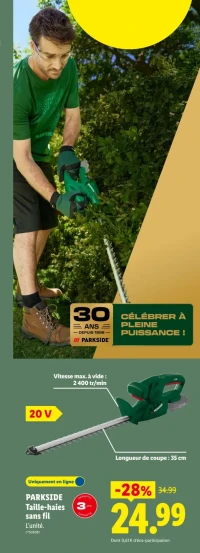 Taille-haies sans fil PARKSIDE