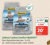 Litières Carbon Comfort MultiFit