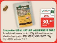 Croquettes REAL NATURE WILDERNESS PURE pour chat adulte saveur poulet