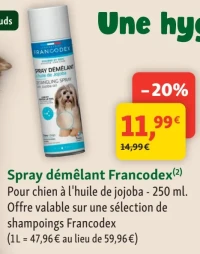 Spray démêlant Francodex