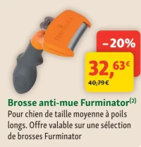 Brosse anti-mue Furminator