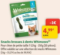 Snacks brosses à dents Whimzees
