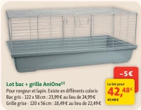 Lot bac + grille AniOne