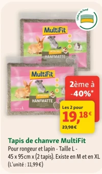 Tapis de chanvre MultiFit