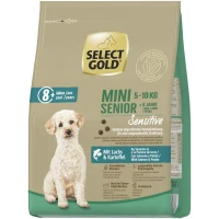 SELECT GOLD Sensitive Croquettes Chien Senior Mini Saumon aux Pommes de terre 4 kg