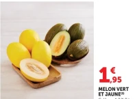 Melon vert et jaune