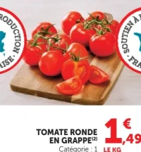Tomate ronde en grappe