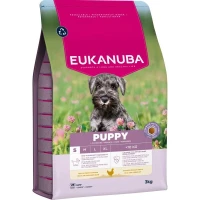 EUKANUBA croquettes pour chien, junior, petit, poulet 3kg