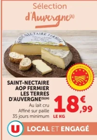 Saint-Nectaire AOP Fermier Les Terres d'Auvergne