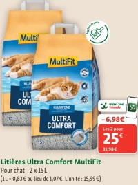 Litières Ultra Comfort MultiFit