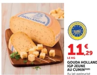 Gouda Holland IGP Jeune au Cumin Hollandia