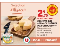 MUNSTER AOP AFFINAGE CRÉMIER MAISON DODIN