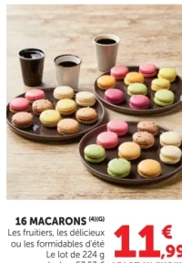 16 Macarons