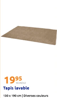 Tapis lavable