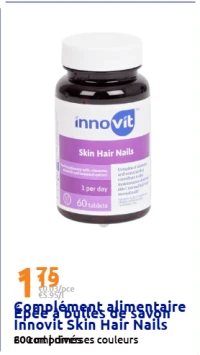 Complément alimentaire Innovit Skin Hair Nails