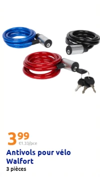 Antivols pour vélo Walfort