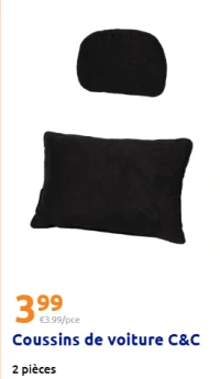 Coussins de voiture C&C