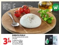 Burrata feuille