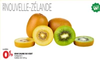 Kiwi jaune ou vert