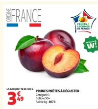 Prunes prêtes à déguster