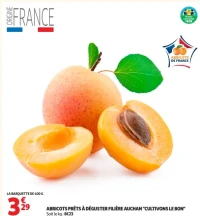 Abricots prêts à déguster Filière Auchan "Cultivons le bon"