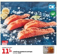 4 Pavés de saumon Atlantique