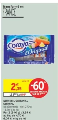 SURIMI L'ORIGINAL CORAYA