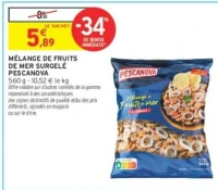 MÉLANGE DE FRUITS DE MER SURGELÉ PESCANOVA