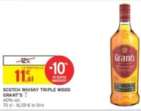 Scotch Whisky Triple Wood Grant's