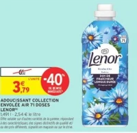 Lenor Adoucissant collection envolée air 71 doses