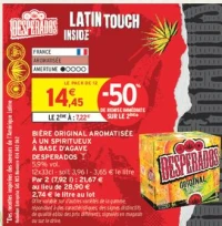 Bière original aromatisée à un spiritueux à base d'agave Desperados
