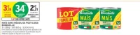 MAÏS SANS RÉSIDU DE PESTICIDES BONDUELLE