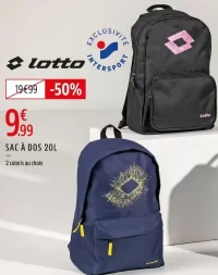 Sac à dos 20L Lotto
