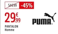 Pantalon Homme Puma