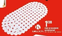 Fond de baignoire antidérapant KOKOON