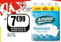 48 rouleaux de papier toilette Amoos