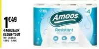 4 rouleaux essuie-tout Amoos