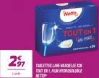 Tablettes lave-vaisselle x26 tout en 1, film hydrosoluble