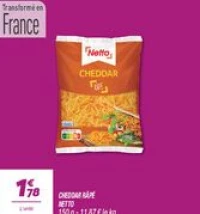 Cheddar râpé 