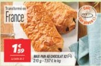 Maxi pain au chocolat x2