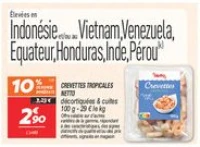 Crevettes tropicales 