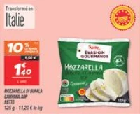 Mozzarella di bufala campana aop 