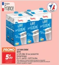 Lait demi-écrémé