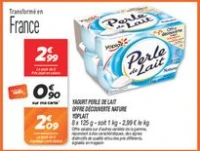 Yaourt perle de lait offre découverte nature