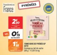 Tomme noire des pyrénées igp 