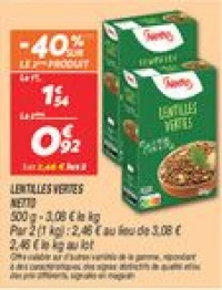 Lentilles vertes 