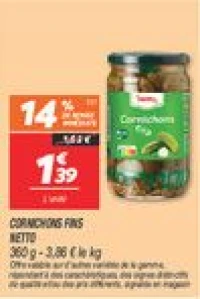 Cornichons fins