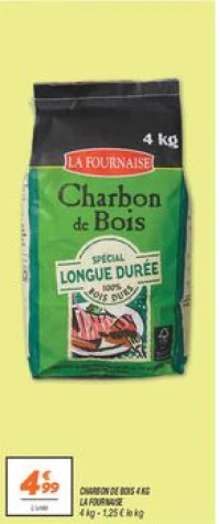 Charbon de bois 4 kg 